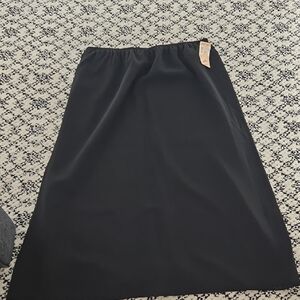 Chic Black A-Line Women's Skirt